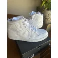 thumbnail image 1 of Ni - ke Air Jordan 1 Mid Triple White 2.0 554724-130 Men’s Size 14, 1 of 5