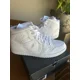 thumbnail image 1 of Ni - ke Air Jordan 1 Mid Triple White 2.0 554724-130 Men’s Size 14, 1 of 5