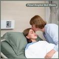 thumbnail image 3 of 6 Pcs Hospital Bed Sheets Set Deep Pocket Fitted Sheet with Elastic All Around Easy Care Knitted Jersey for Home Nursing Home Green, 3 of 6