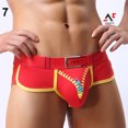 thumbnail image 1 of Amocece Men\'s Sexy Breathable Cotton Front Cross Underwear Briefs Bulge Pouch Shortspangjing, 1 of 4