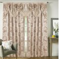 thumbnail image 4 of Juego de 2 paneles Glory Rugs Jacquard de lujo para ventanas, color beige, 140 x 213 cm, 4 of 6