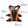 thumbnail image 4 of Peak Pooch No Pull Dog Harness for Large Dogs Orange, 32-46" Chest XL, 4 of 6