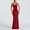 Red, variant on jtjvou Women's Halter Twist Knot Maxi Dress Draped Ribbon Ruched Cocktail Dress Sheer Mesh Bodycon Formal Dresses Light Blue M
