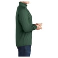 thumbnail image 3 of Mens Sport Wick Stretch 1/2 Zip Polyester/Spandex Pullover Forest Green XL, 3 of 7