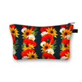 thumbnail image 1 of Bolsa de cosméticos con estampado de amapolas rojas para mujer, Bolso pequeño para maquillaje, neceser femenino de belleza, estuche de cosméticos LIUWENJING unisex, 1 of 2