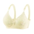 thumbnail image 1 of Abcnature Women Full Coverage Bras Printing Plus Size Full Cup Bras without Underwire Hold Side Breasts Sagging Daily Bras, 1 of 4
