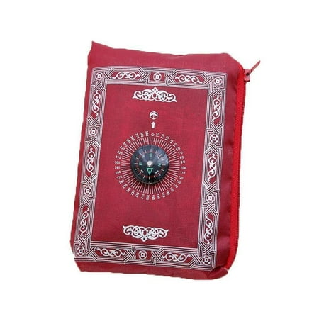 

Muslim Prayer Rug New Waterproof Muslim Travel Pocket Prayer Mat with Compass Q5Y5