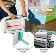 KFFKFF Die Cutting & Embossing Machine for Arts & Crafts, Portable Manual Machine, Scrapbooking & Cardmaking Tools, 9 in, 6 Piece