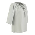 thumbnail image 3 of Blusa George para Mujer, Manga Ranglan con Plisado en Escote con Jareta Sage G Talla CH, 3 of 4