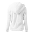 thumbnail image 5 of Girls Fleece Zip Up Jackets, Teen Girls Hooded Zipper Sweatshirt with Pockets Winter Travel Solid Color Long Sleeve Soft Fleece Lined Hoodies Jackets Outerwear Coats, 5 of 6