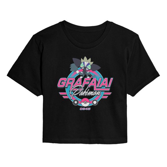 Pokémon - Grafaiai Racing - Juniors Cropped Graphic T-Shirt