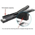 thumbnail image 5 of Engrapadora de brazo largo para oficina, engrapadora de escritorio, capacidad para 50 hojas, engrapadora de brazo largo con 3000 grapas (negra, capacidad para 50 hojas), 5 of 5