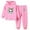 R109-Pink, variant on UAYOTSE Girls Comfortable and Warm Set Cute Cartoon Print Long Sleeved Hoodie Pants Casual Two Piece Set,Sizes 7-8 Years