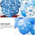 thumbnail image 2 of 1 Set 50pcs Blue Sky Cloud Impreso BALLOONS DE LATEX Decoraciones de fiesta (color surtido), 2 of 6