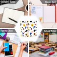 thumbnail image 6 of FORMRS 1-Subject Spiral Notebook 8" x 5" College Ruled 60 Refillable Sheet A5 Hard Cover, 2 Pack, Black Simple Shapes, 6 of 7