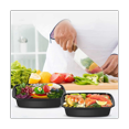 thumbnail image 4 of 50 Pack 1000Ml Meal Prep Container,Lunch Bento Fruit Box with Lids,Portable Lunch Food Storage Containers, 4 of 6