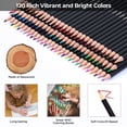 thumbnail image 4 of Set de lápices de colores PRINA 120 colores con cuaderno de bocetos para adultos, 4 of 8