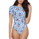 thumbnail image 1 of Balery Red Cherries Body de cuello redondo de manga corta para mujer Tops de manga corta Tops básicos-X-Large, 1 of 7