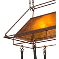 thumbnail image 4 of Meyda Tiffany 77830 39" L Simple Mission Pot Rack - Orange, 4 of 7