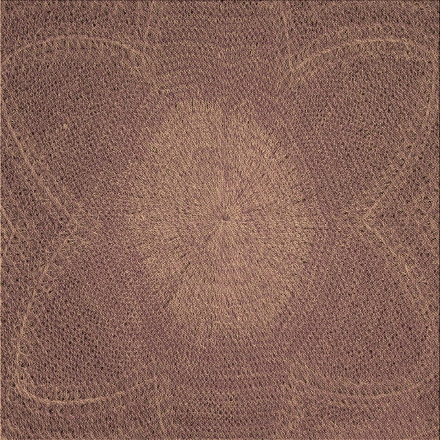 Ahgly Company Machine Washable Indoor Square Transitional Copper Red Pink Area Rugs, 8' Square
