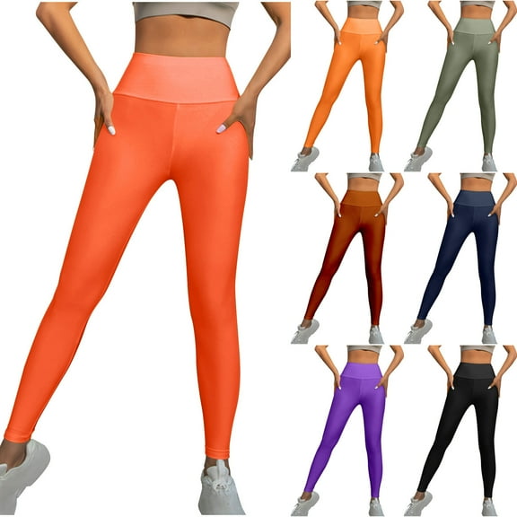 Eryao Stretchy Womens Yoga Leggings High Waisted Tummy Control Fitness Pants Casual Comfy Soft Workout Tights,Army Green M