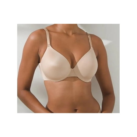 SOMA Intimates Gold Full Coverage Seamless Edges Adjustable Straps Underwire Bra 32DD