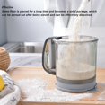 thumbnail image 3 of Flour Sifter, Colander Filter Mesh Sifter Powder Sugar Shaker with Hand Press Design Sifter Cup for Kitchen Baking, 3 of 9