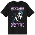 thumbnail image 6 of Ghost Face Killer Watch Scary Movies Men's Black T-shirt-5XL, 6 of 7