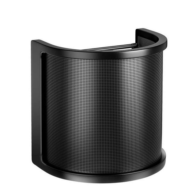 Filtro Pop de Micrófono, 3 Capas Filtro de Micrófono Fácil de Instalar para Grabar Para Cantar