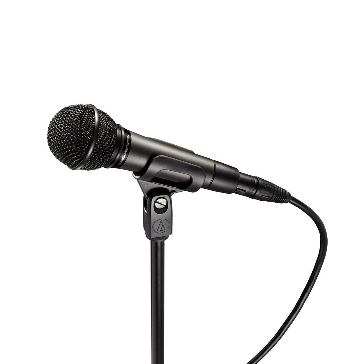 Audio Technica ATM510 Cardioid Dynamic Vocal Microphone Mic +Tripod Stand +XLR - image 4 of 11