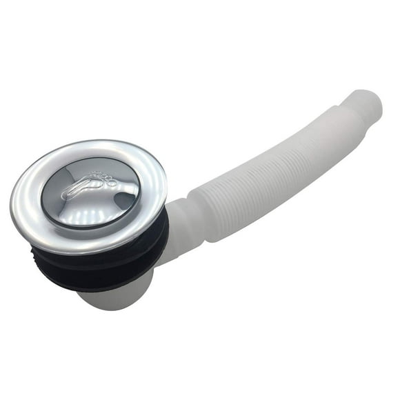 Low Profile P Trap Kit, Flexible Tub Drain Solution For Space-Conscious Bathrooms (1PCS)