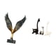 thumbnail image 5 of Estatua de la casa,Estatua de ala hecha a mano,artesanía de resina para cafetería,Escultura de alas extendidas,adorno artesanal,Estatua de ciervo alce,Estatua de jirafa de cerámica,adorno, 5 of 8