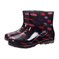 thumbnail image 2 of Short Rain Boots for Women Waterproof Wide Calf Garden Ankle Rain Boots Lightweight Anti Slipping Rubber Shoes for Outdoor, 40, 2 of 5