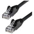 thumbnail image 3 of StarTech 30ft CAT6 Ethernet Cable - Black CAT 6 Gigabit Ethernet Wire -250Mhz 100W PoE RJ45 UTP Network Patch Cord Snagless with Strain Relief (N6PATCH30BK), 3 of 13