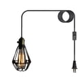 thumbnail image 1 of Pendant Light Plug In Nordic Style Kitchen Island Metal Black Ceiling Bathroom Light Fixtures Plug In Pendant Light Fixtures, 1 of 4