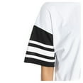 thumbnail image 4 of Women's Gameday Couture  White Purdue Boilermakers Crowd Pleaser Contrast Sporty Heritage Stripe Oversized T-Shirt, 4 of 4