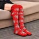thumbnail image 3 of Christmas calf socks knitting socks comfortable cotton socks trend personality children's socks in autumn and winter (red), 3 of 4