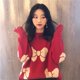 thumbnail image 3 of Suéter de hada de estilo perezoso navideño para mujer, suéter holgado estilo occidental de otoño e invierno, base de punto coreana, 3 of 5