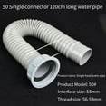 thumbnail image 6 of CPAN Kitchen Sinks Drain filter Sewer drain Drainage hose 58 mm outlet, 6 of 9