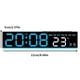 thumbnail image 2 of Reloj Electrónico Multifunción con Alarma Digital, Fecha, Temperatura y Pantalla Led., 2 of 4