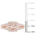 thumbnail image 2 of Everly Women's Morganite 14K Rose Gold Engagement Ring, 2 of 9