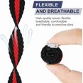 thumbnail image 2 of Adjustable Braided Solo Loop with Buckle Compatible With Apple Watch Band 42mm 44mm 45mm Soft Wristband Stretch Nylon Elastic Strap for iWatch Series, 2 of 4