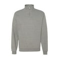 thumbnail image 2 of Adult NuBlend® Quarter-Zip Cadet Collar Sweatshirt - OXFORD - 2XL, 2 of 3