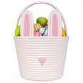 thumbnail image 3 of Naiovety Cestas de Pascua con diseño de conejito para niñas, ideales para guardar regalos, dulces y decoración de fiestas. Suaves, agradables Almacenamiento y organización del hogar blanco rosado, 3 of 6