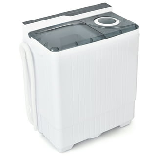 ZENSTYLE 2IN1 Semiautomatic Mini Compact Twin Tub Washing Machine 17.6lbs  Home Portable Washer 