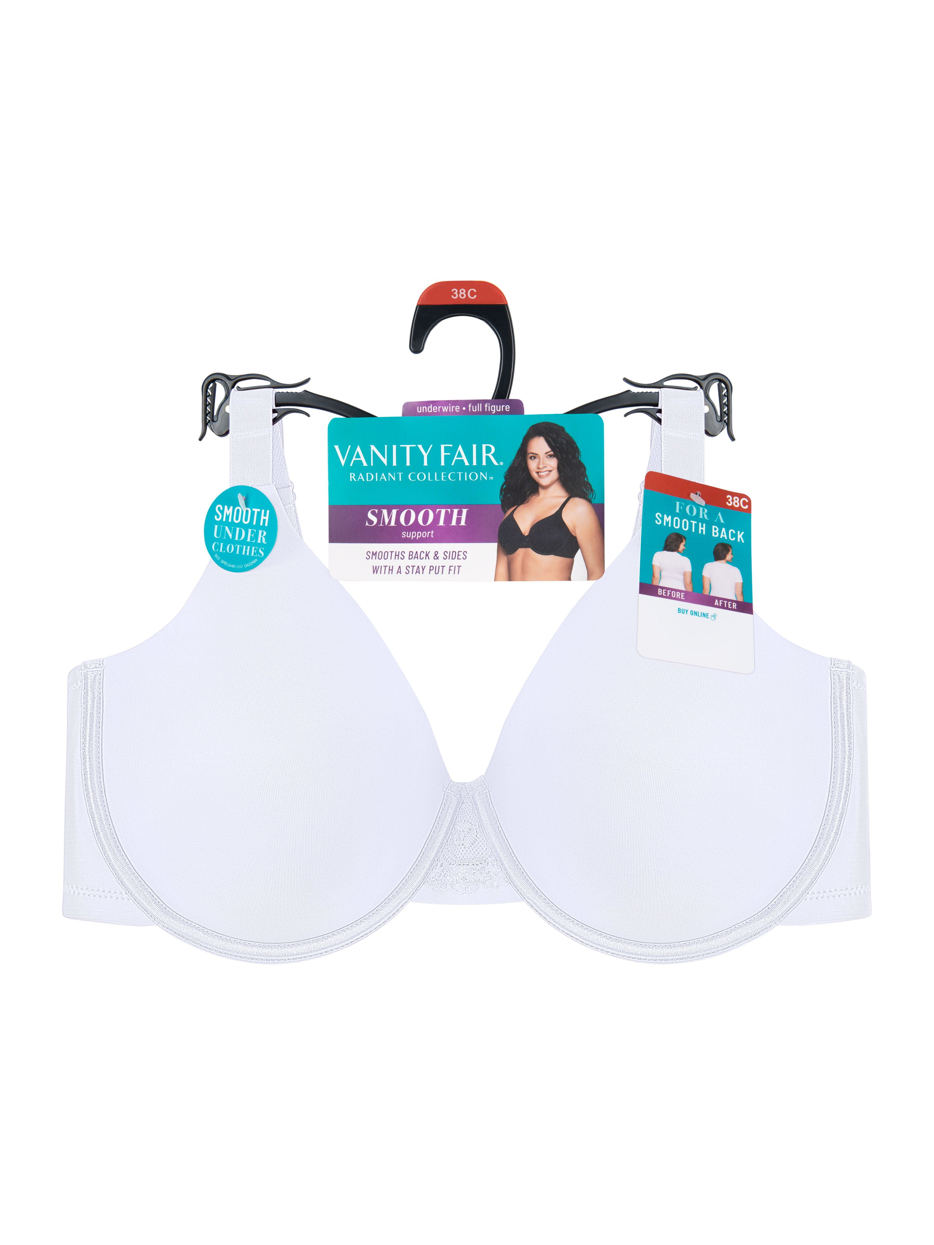 Vanity Fair Radiant Women's Lightly Lined Smoothing Underwire Bra, Style 3476528