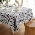 thumbnail image 2 of Tablecloth Ins Imitation Cotton Linen Thousand Birds Check Thickened Home Textile Home Sofa Tea Table Cover Towel Tablecloths, 2 of 12