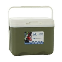 Storage Containers Insulated Cooler 6L Personal Ice Chest for Hot Food Small Hard Outdoor Camping Fishing Boat