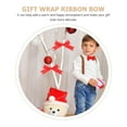 thumbnail image 2 of Red Bow Small Gift Bows for Wrapping Ribbon Flower Bouquet The Flowers Polyester 30 Pcs, 2 of 6