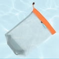 thumbnail image 3 of Almencla Portable Travel Camping Sports light Mesh Storage Bag Stuff Sack Drawstring Orange L, 3 of 8